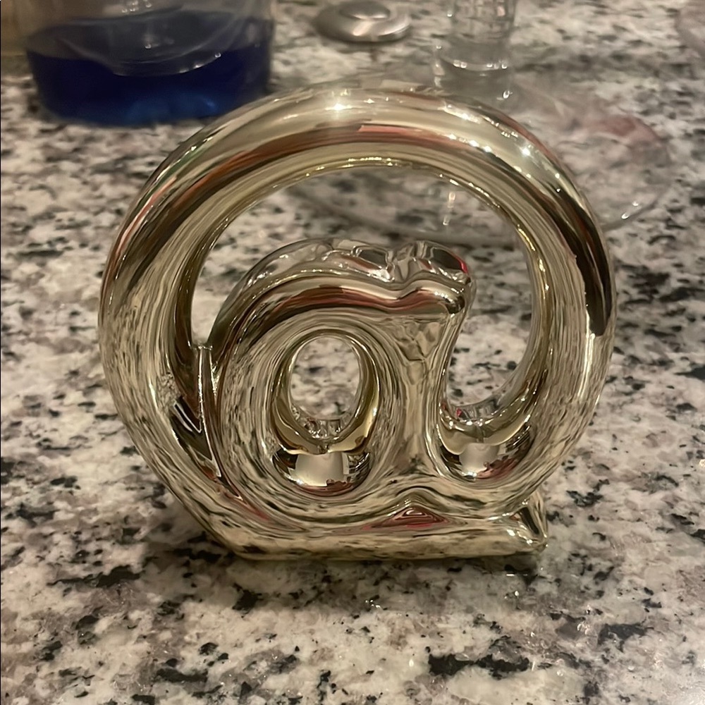 Silver Decorative @ Symbol
